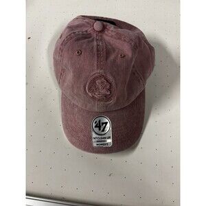 Women's '47 Pink Florida State Seminoles Mist Clean Up Adjustable Hat